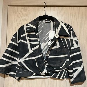 NWT Zara Cropped Summer Top